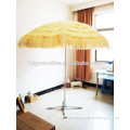 straw beach umbrella